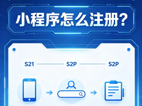 小程序怎么注册？