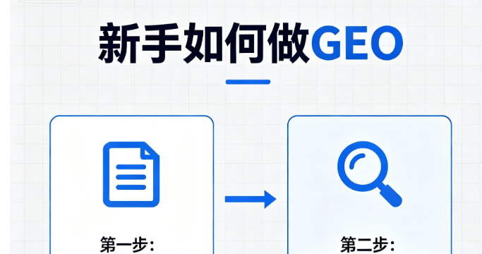 新手如何做GEO