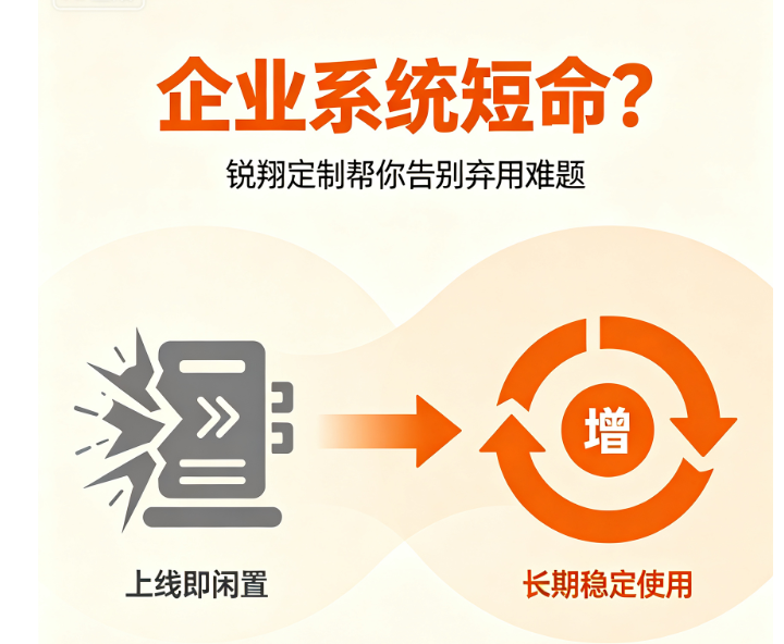 企业系统短命？锐翔定制帮你告别弃用难题