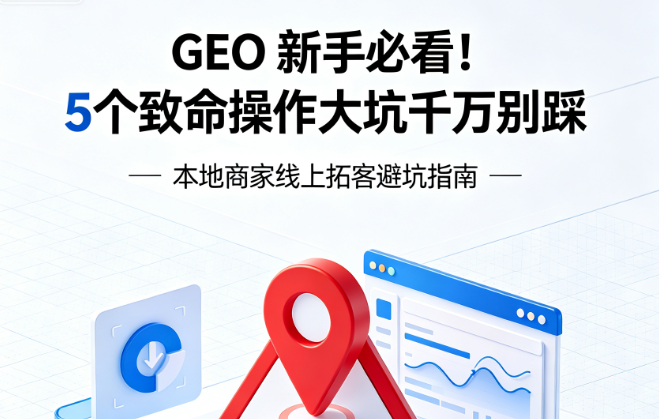 GEO 新手必看！5 个致命操作大坑千万别踩