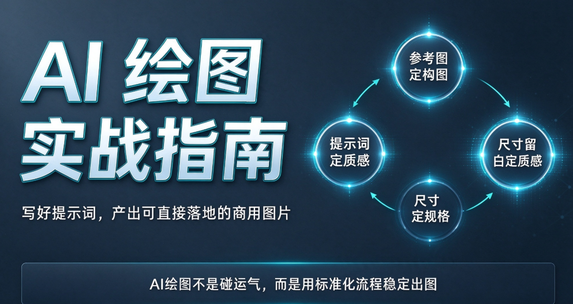 AI 绘图实战指南：写好提示词，产出可直接落地的商用图片